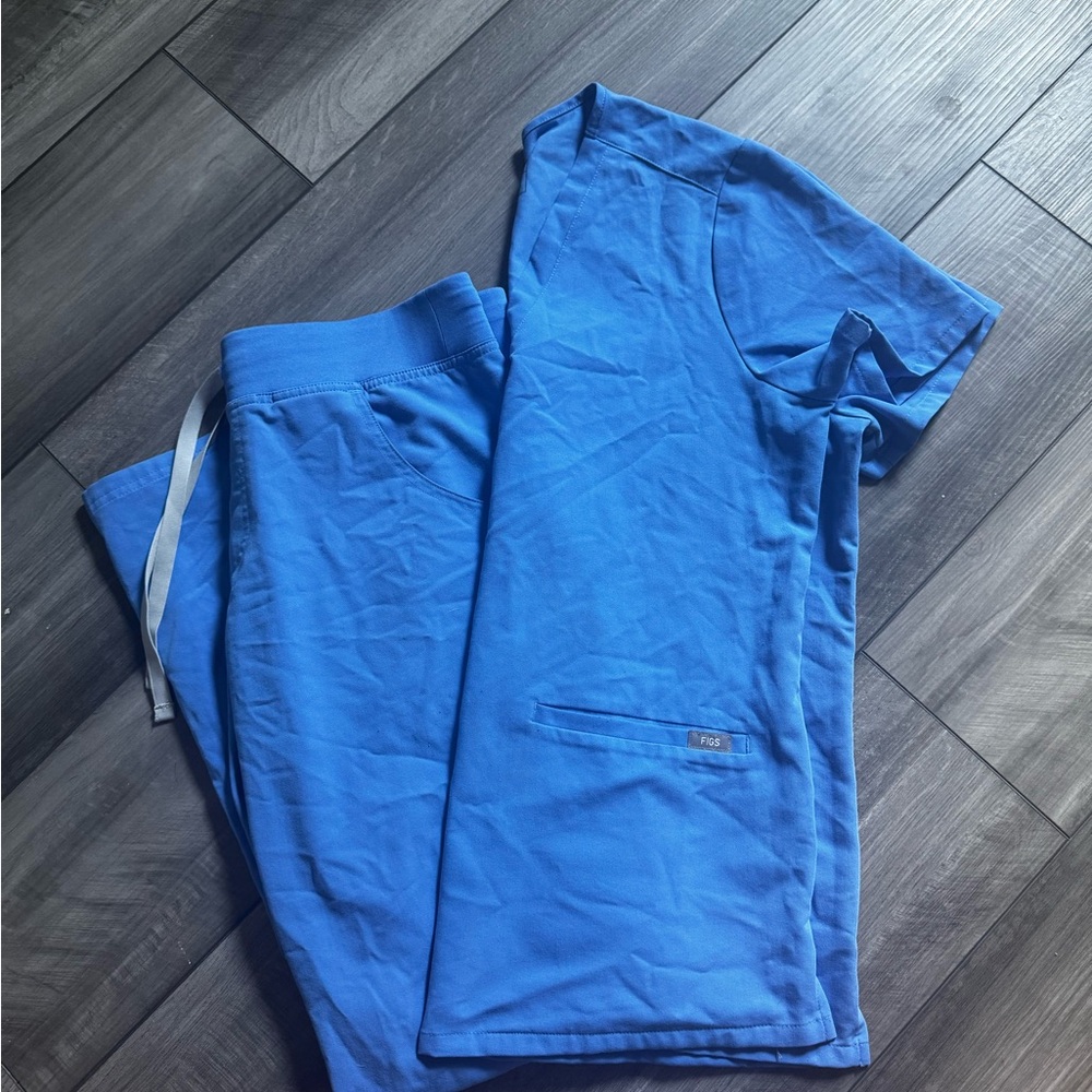 Figs Celi Blue Technical Scrubs